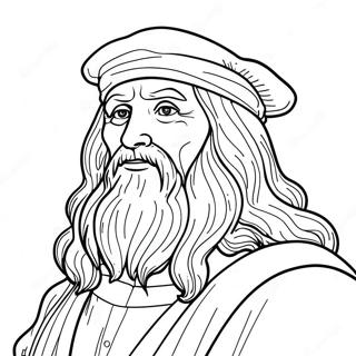 Pagina Para Colorear De Leonardo Da Vinci 139102-70290