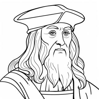 Pagina Para Colorear De Leonardo Da Vinci 139102-70292