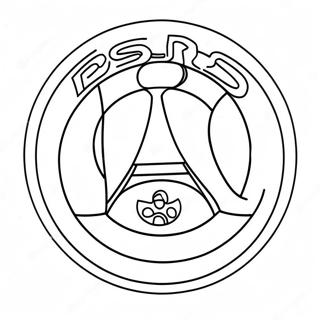 Pagina Para Colorear Del Logo Del Psg 139128-70309