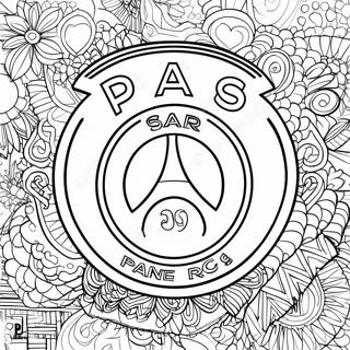 Pagina Para Colorear Del Logo Del Psg 139128-70310