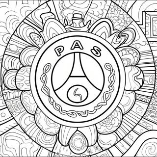 Pagina Para Colorear Del Logo Del Psg 139128-70311