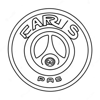 Pagina Para Colorear Del Logo Del Psg 139128-70312