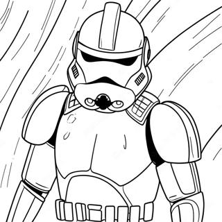 Pagina Para Colorear Del Clon Trooper De Fase 2 Dinamico 139182 70362