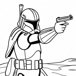 Pagina Para Colorear Del Clon Trooper De Fase 2 Dinamico 139182 70363