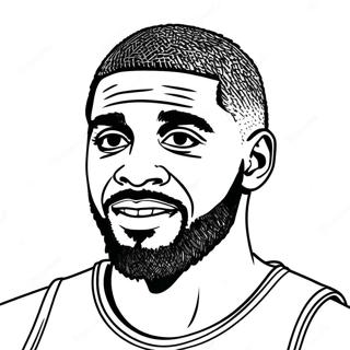 Pagina Para Colorear De Kyrie Irving 139231-70392