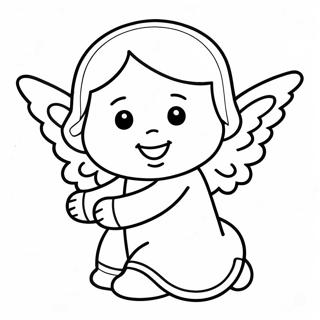 Pagina Para Colorear De Pequeno Angel 139411-70532