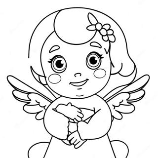 Pagina Para Colorear De Dulce Pequeno Angel 139412-70533