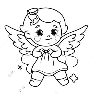 Pagina Para Colorear De Dulce Pequeno Angel 139412-70534