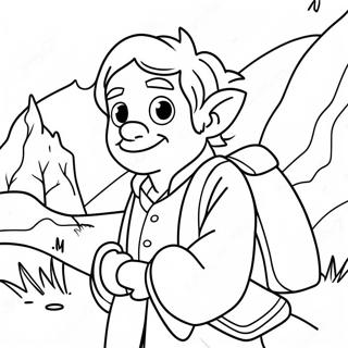 Pagina Para Colorear De La Aventura De Bilbo Bolson 139487-70593