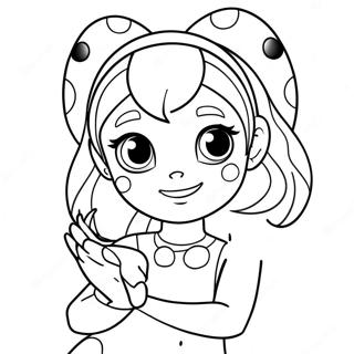 Superhéroe Kwami Miraculous Ladybug Páginas Para Colorear