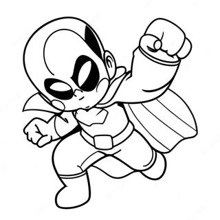 Pagina Para Colorear Del Kwami Superheroe 139615-70694