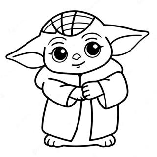 Pagina Para Colorear De Baby Yoda En Navidad 139639-70710