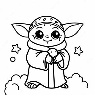 Pagina Para Colorear De Baby Yoda En Navidad 139639-70711