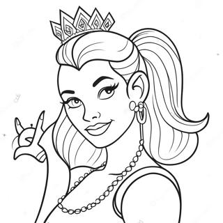 Princesa Disney Punk Páginas Para Colorear