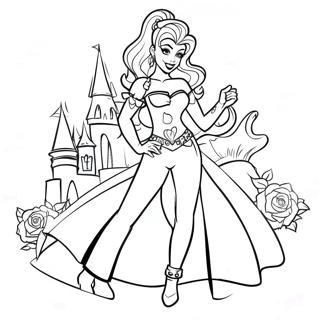 Pagina Para Colorear De Princesa Disney Punk 139665-70732