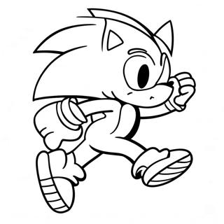 Sombra Sonic Corriendo Rapido Pagina Para Colorear 14054-3067