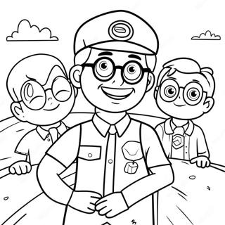 Blippi Páginas Para Colorear