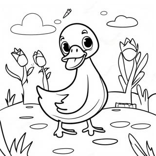 Pato Páginas para colorear