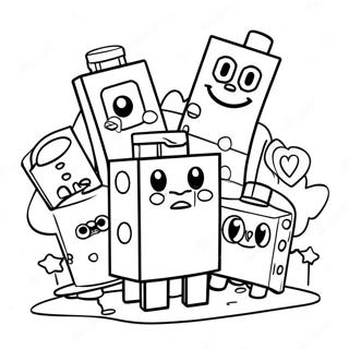 Aventura Divertida De Numberblocks Pagina Para Colorear 17529-3831