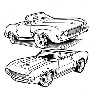 Pagina Para Colorear De Convertible Hot Wheels Elegante 17625 3858