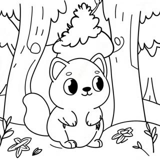 Pagina Para Colorear De Dulces Criaturas Del Bosque 18998-4156