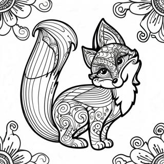 Pagina Para Colorear De Colas De Zorro Caprichoso 19262-4211