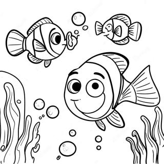 Buscando A Nemo Páginas Para Colorear