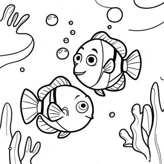 Pagina Para Colorear De La Aventura De Nemo Y Dory 19358 4234