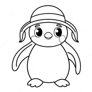 Pingüino Páginas Para Colorear