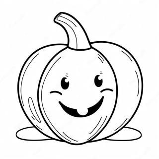 Calabaza Sonriente Con Cara Pagina Para Colorear 23699-5167