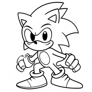 Sonic Exe Páginas para colorear