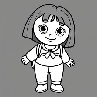 Dora La Exploradora Páginas Para Colorear