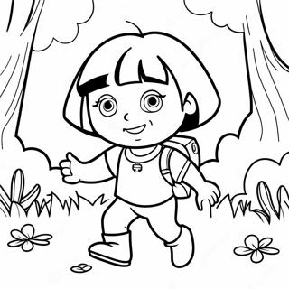 Dora La Exploradora Páginas para colorear