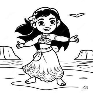 Moana Páginas Para Colorear