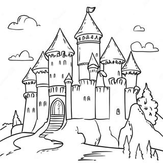 Pagina Para Colorear De Castillo Medieval 26810-5854