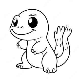 Dibujo Para Colorear De Charmander Bonito 27086-5894