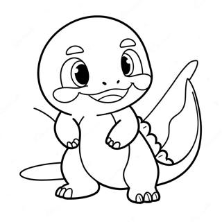 Dibujo Para Colorear De Charmander Bonito 27086-5895