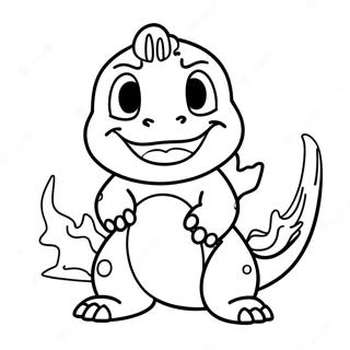 Dibujo Para Colorear De Charmander Enojado 27087-5897