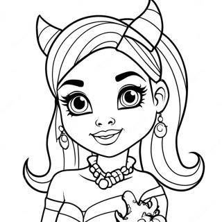 Pagina Para Colorear De Draculaura De Monster High 27844-6056