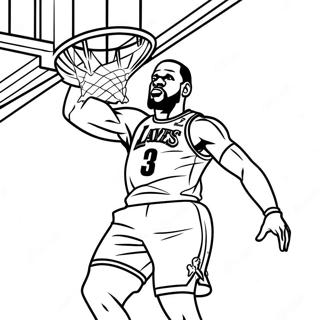 Lebron James Páginas Para Colorear