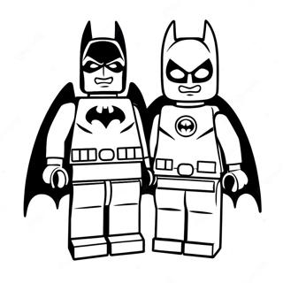 Pagina Para Colorear De Lego Batman Y Robin 29295-6377