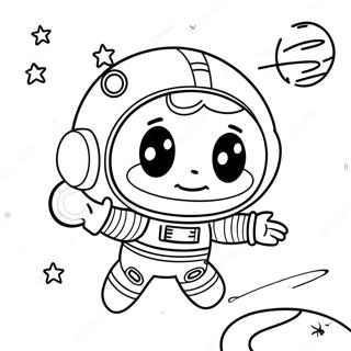 Astronauta Páginas Para Colorear