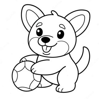 Corgi Páginas Para Colorear