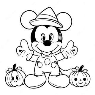 Disney Halloween Páginas Para Colorear