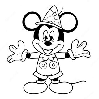 Pagina Para Colorear De Mickey Mouse En Disfraz De Halloween 30216-6574