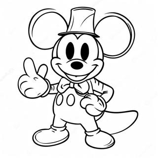 Pagina Para Colorear De Mickey Mouse En Disfraz De Halloween 30216-6575