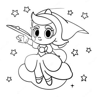 Rosalina Páginas para colorear