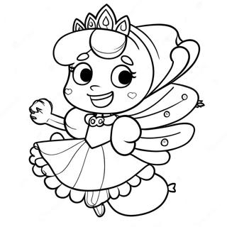 Princesa Daisy Páginas Para Colorear