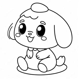 Cinnamoroll Feliz Para Colorear 3294-2425