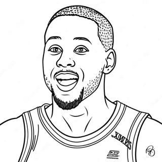 Steph Curry Páginas Para Colorear